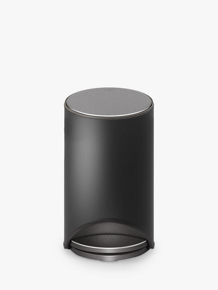 Joseph Joseph Arc Pedal Bin with Liner Pocket, 10L, Black