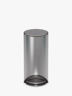Joseph Joseph Arc Pedal Bin with Liner Pocket, 30L, Silver