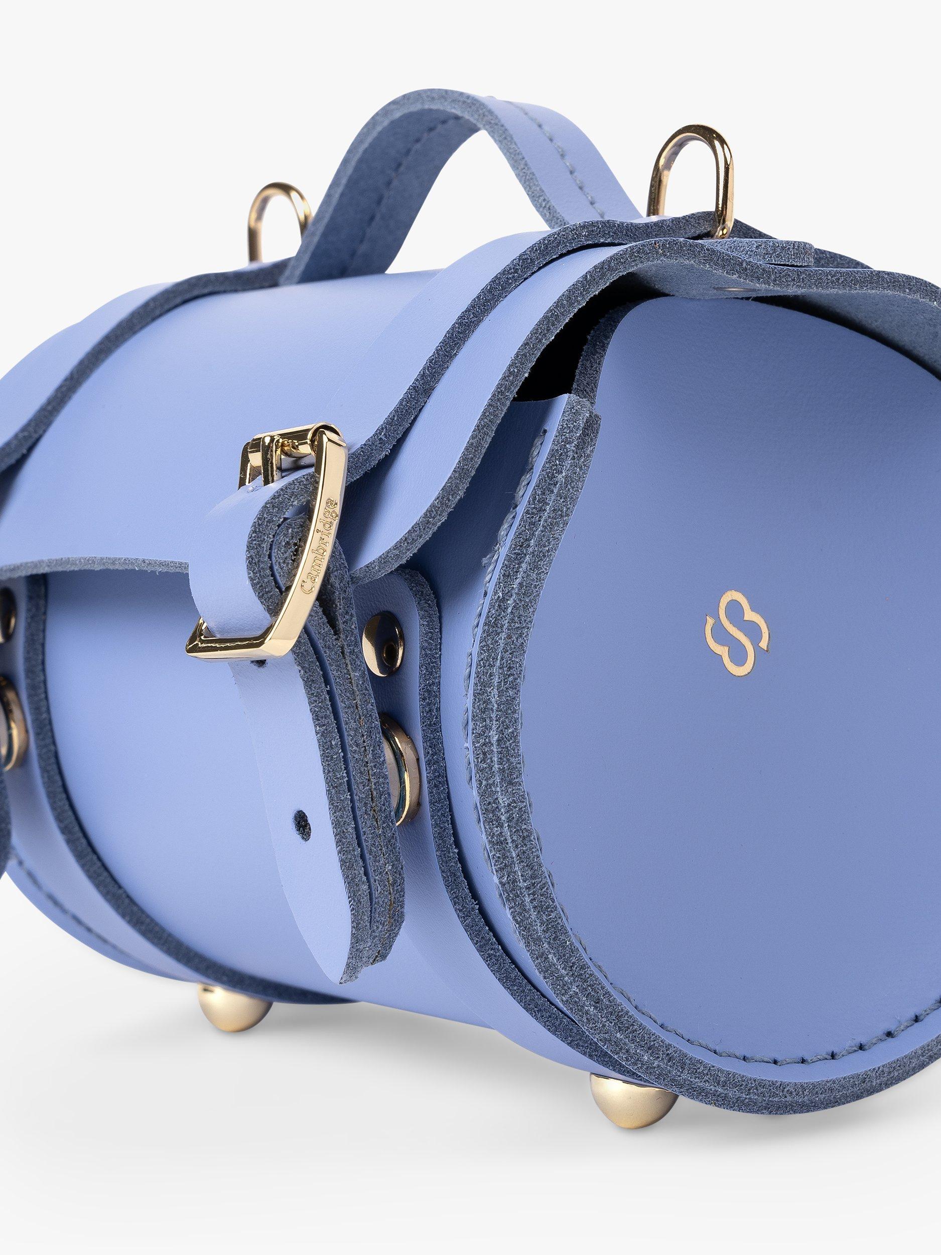 Product image 5 of 9, which shows Cambridge Satchel The Micro Bowls Leather Bag, Bluebell