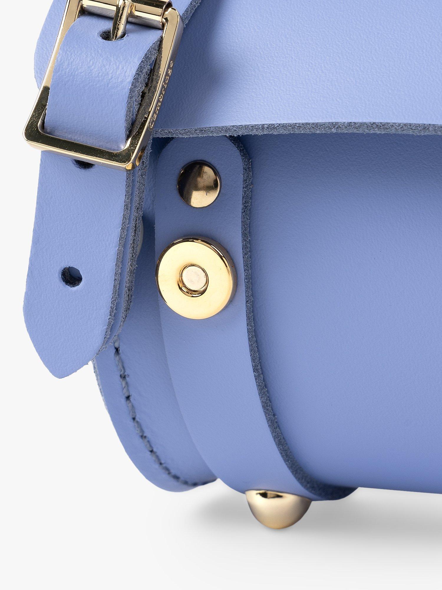 Product image 6 of 9, which shows Cambridge Satchel The Micro Bowls Leather Bag, Bluebell