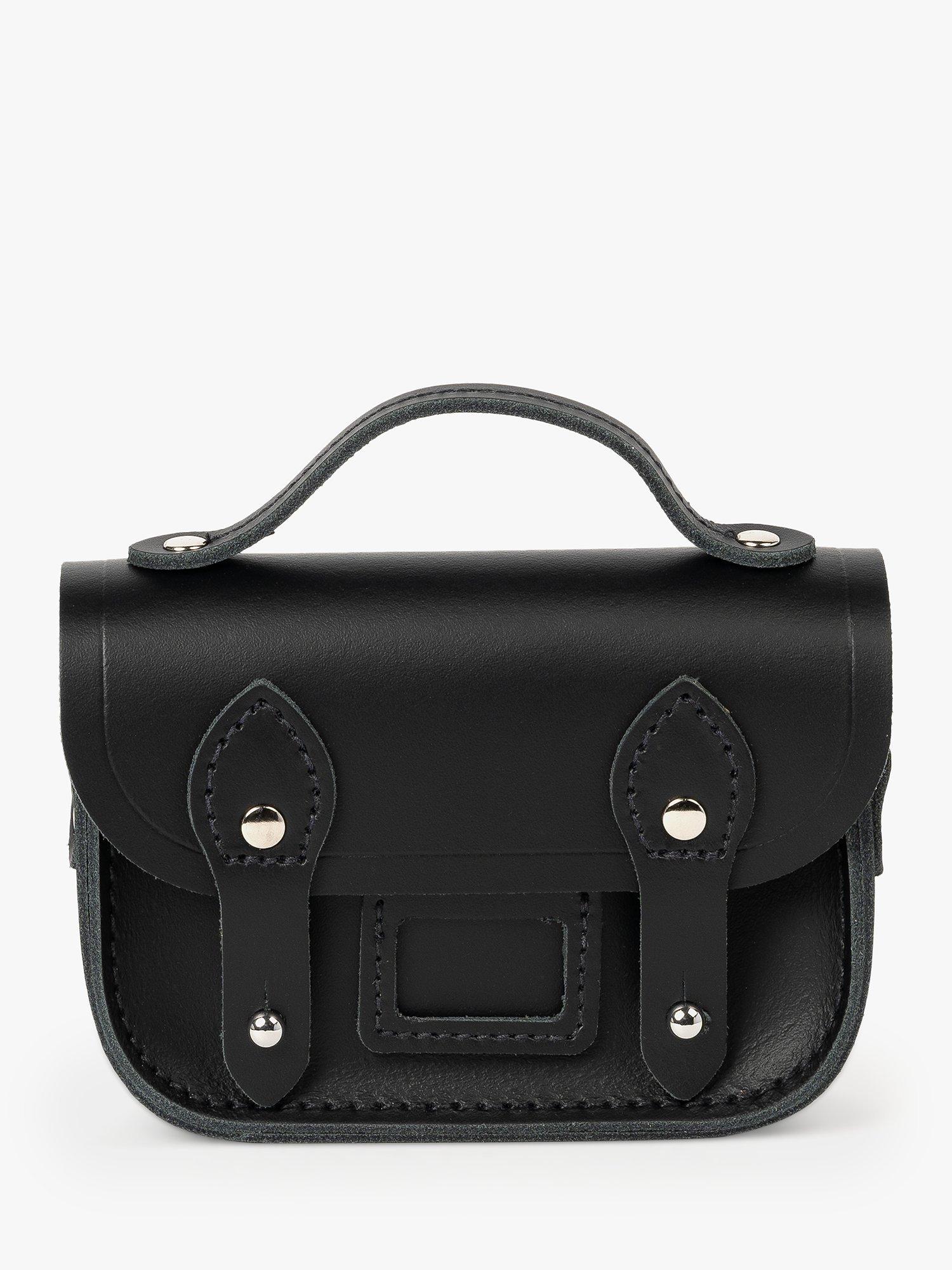 Cambridge Satchel The Micro Satchel Leather Bag Black