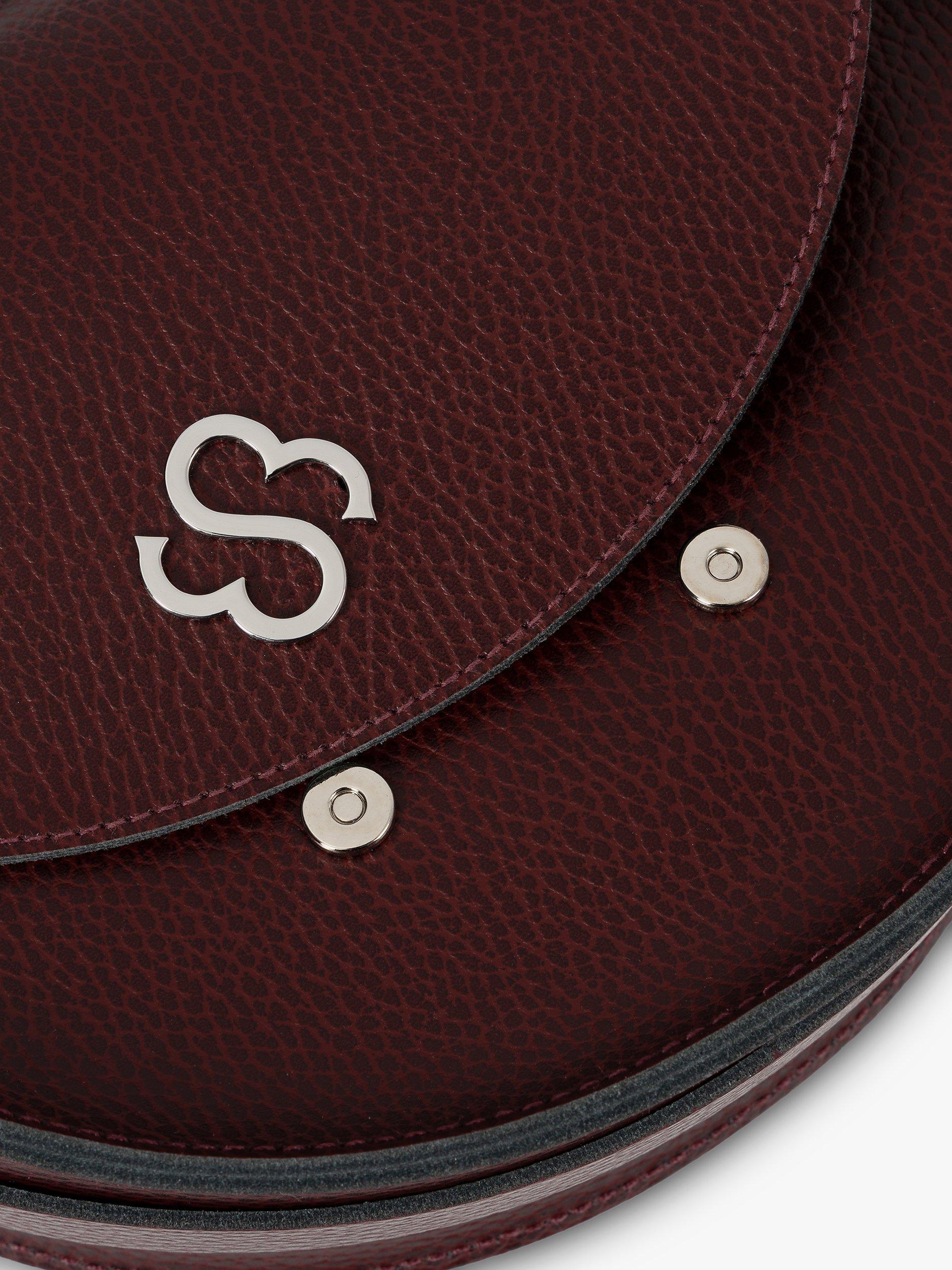 Product image 4 of 10, which shows Cambridge Satchel The Kate Leather Crossbody Bag, Oxblood Celtic Grain