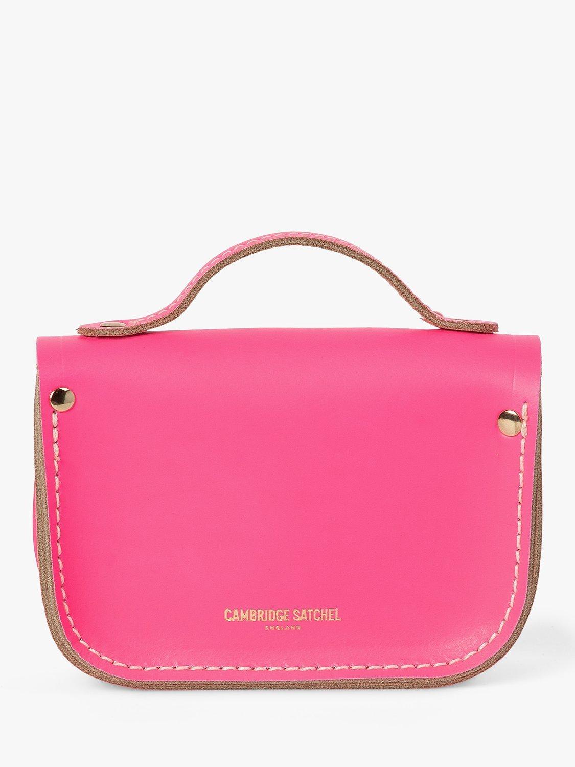 Pink satchel bag hotsell