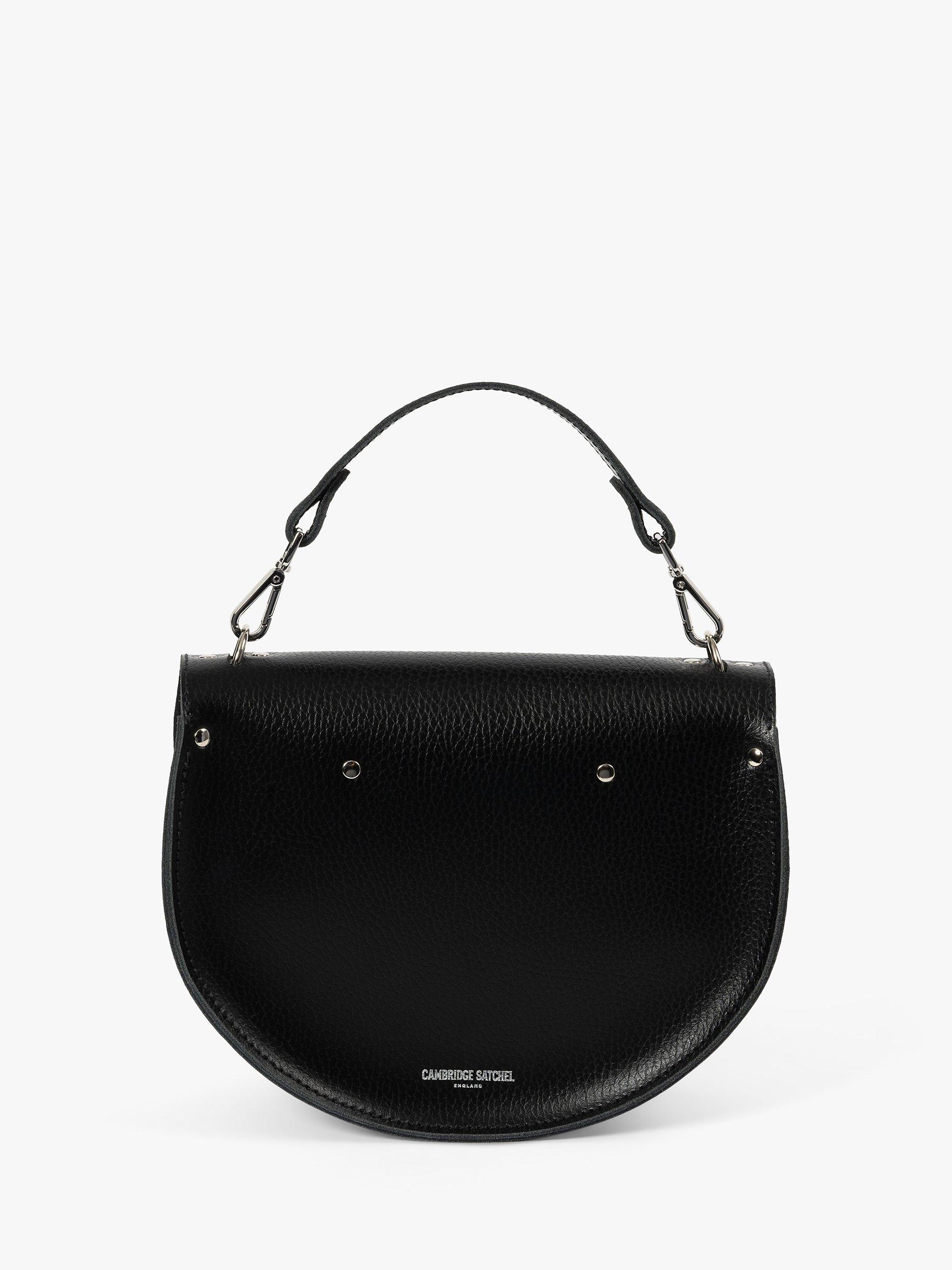 Product image 2 of 8, which shows Cambridge Satchel The Kate Leather Crossbody Bag, Black Celtic Grain