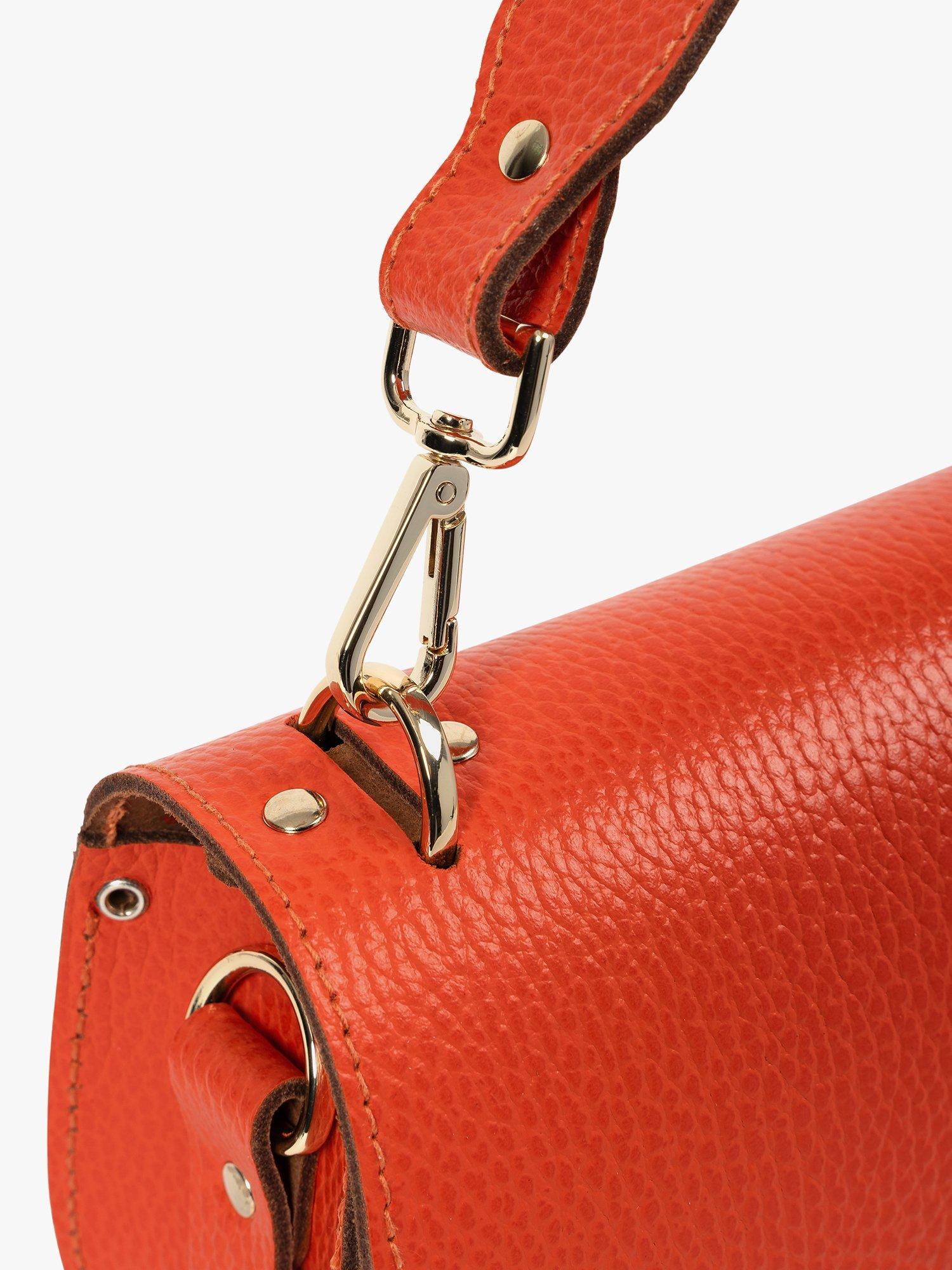Product image 5 of 10, which shows Cambridge Satchel The Kate Leather Crossbody Bag, Orangeade Celtic Grain