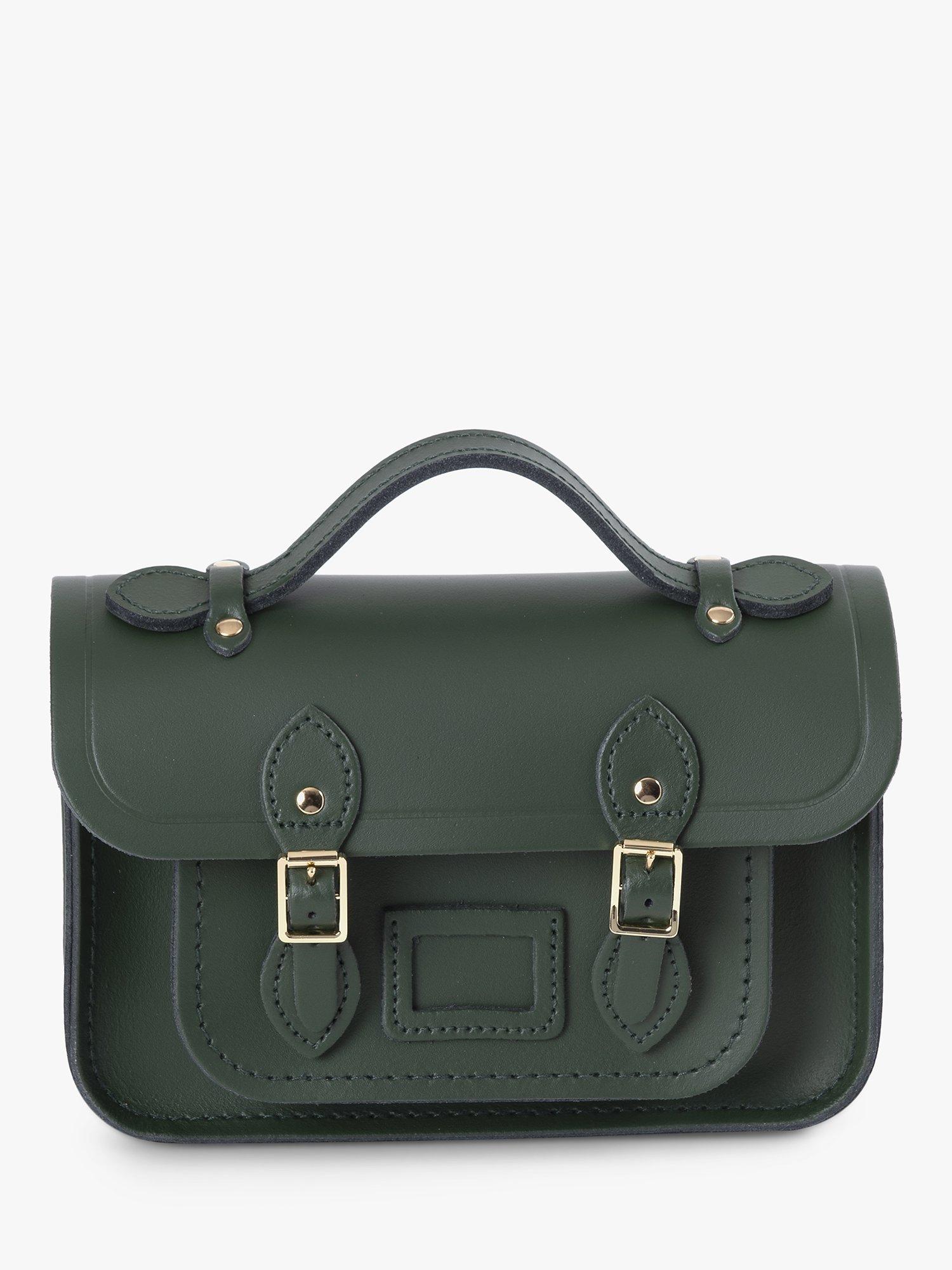 Cambridge Satchel The Mini Leather Satchel, Racing Green