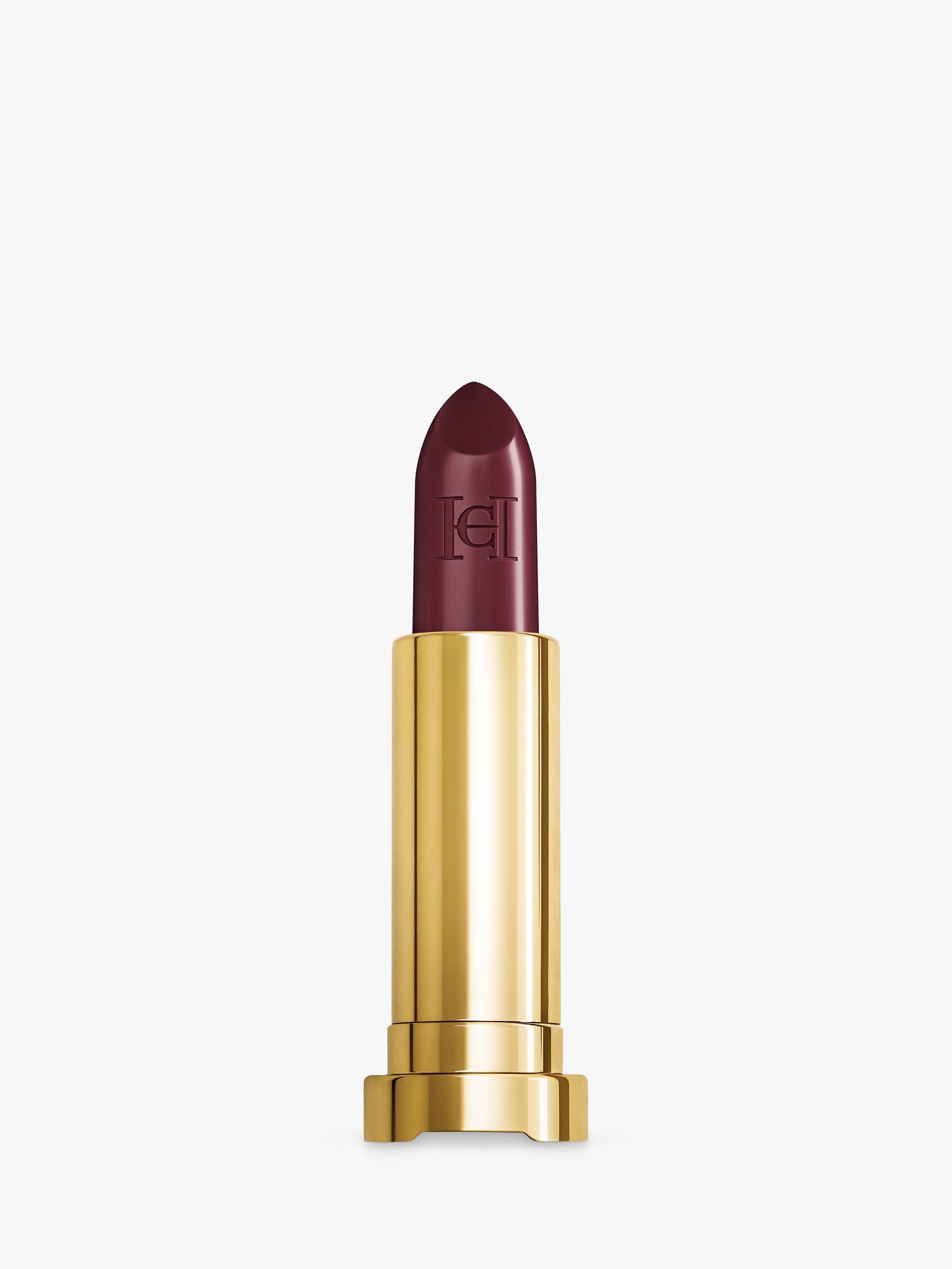 Product image 1 of 9, which shows Carolina Herrera Fabulous Kiss Lipstick Satin Refill, 395 Purple Drama