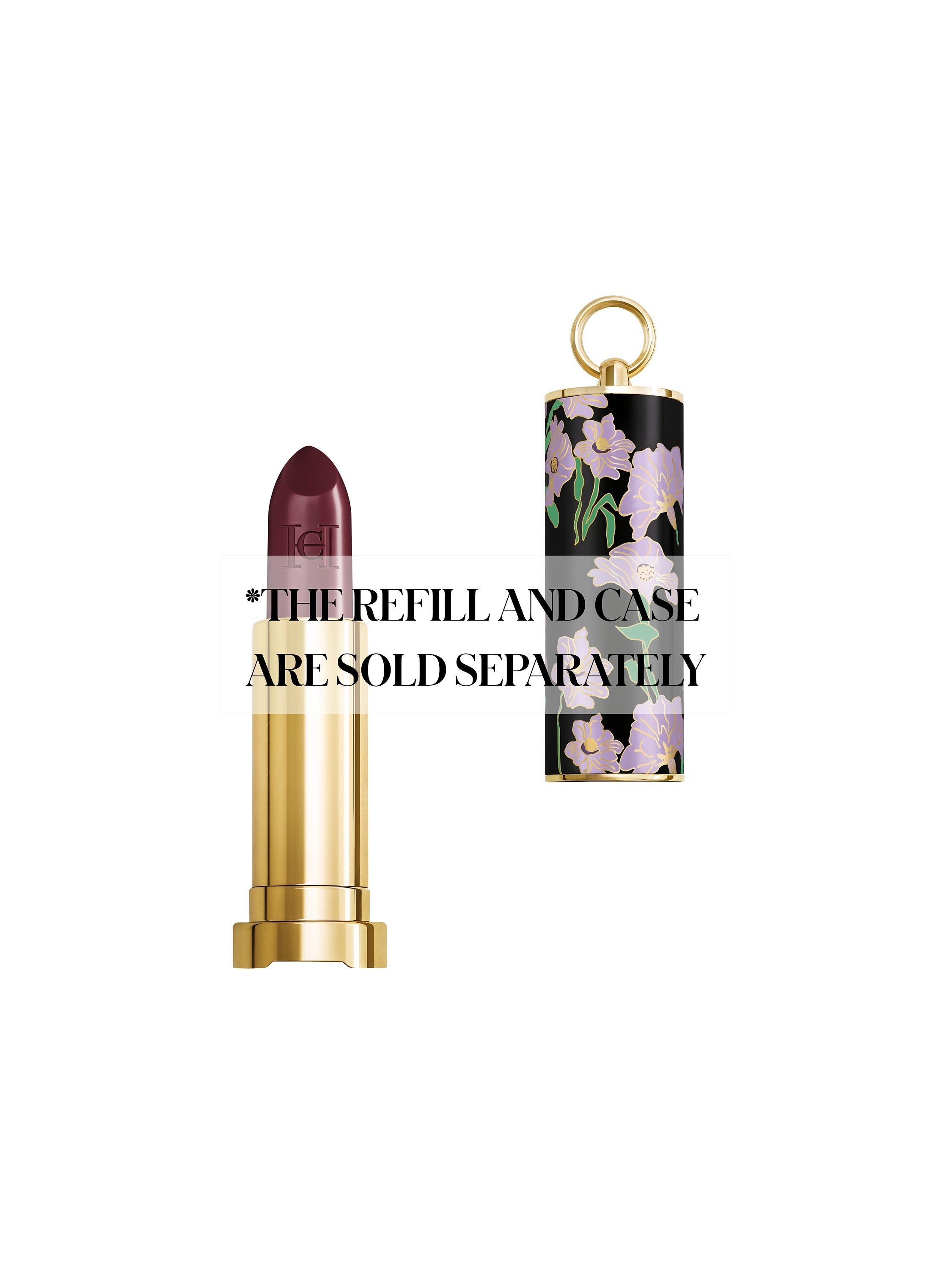 Product image 4 of 9, which shows Carolina Herrera Fabulous Kiss Lipstick Satin Refill, 395 Purple Drama