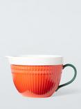 John Lewis Fine China Mixing Jug, 1.9L, Red