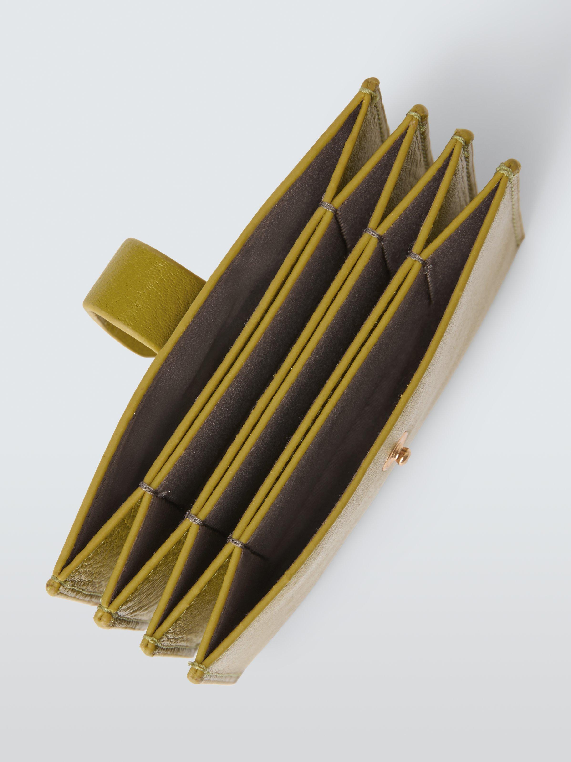 John Lewis Leather Concertina Card Holder