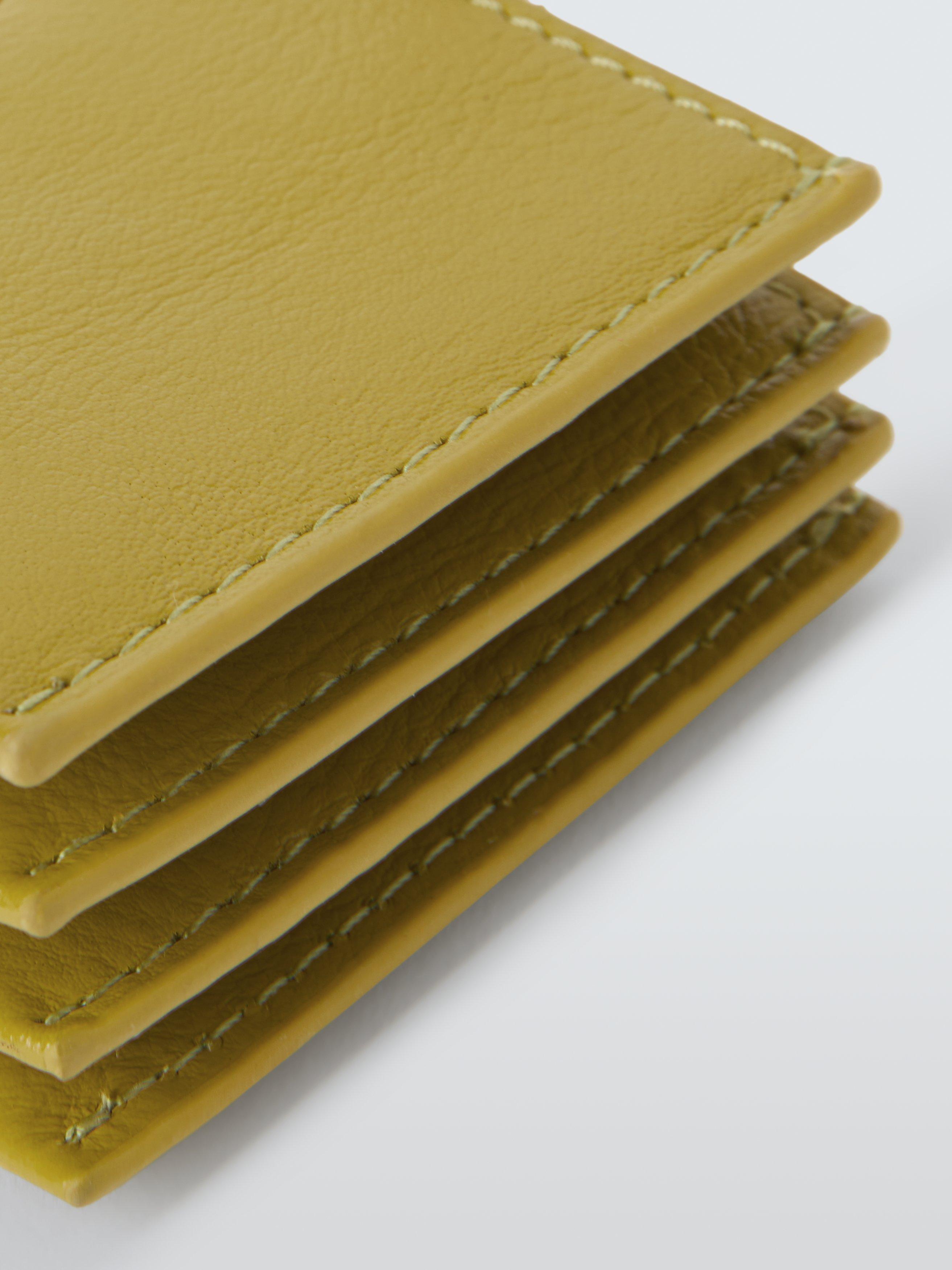 John Lewis Leather Concertina Card Holder