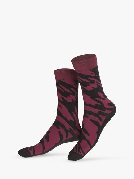 EAT MY SOCKS Red Wine Novelty Socks, Red, One Size - view 2, Multi