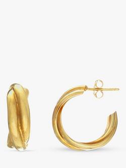Auree Knightsbridge Hoop Earrings, Gold, Gold