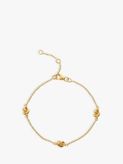 Auree St Ives Nautical Knot Chain Bracelet, Gold