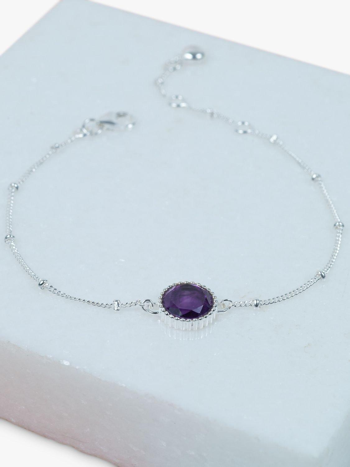 Auree Barcelona Birthstone Sterling Silver Bracelet