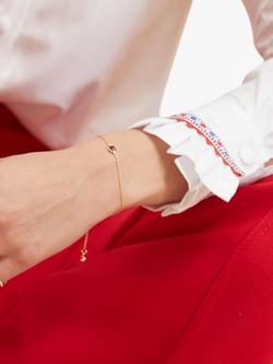 Auree Hampton Gold Vermeil Bracelet - view 2, Gold/Ruby