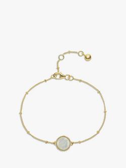 Auree Barcelona Birthstone Vermeil Bracelet, Moonstone - June