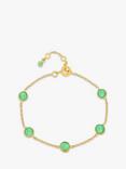 Auree Antibes Chrysoprase Bracelet, Gold