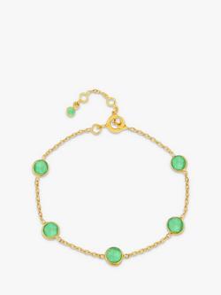 Auree Antibes Chrysoprase Bracelet, Gold, Gold