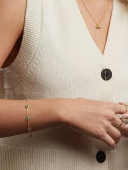 Auree Antibes Chrysoprase Bracelet, Gold - view 2, Gold