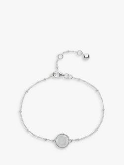 Auree Barcelona Birthstone Sterling Silver Bracelet, Moonstone - June