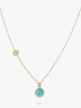 Auree Salina Amazonite Necklace, Gold