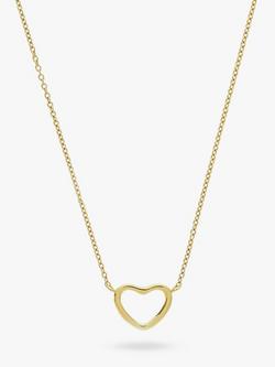 Auree Verona Love Heart Pendant Necklace, Gold, Gold