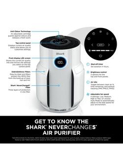 Shark NeverChange5 Air Purifier, White - view 2, White