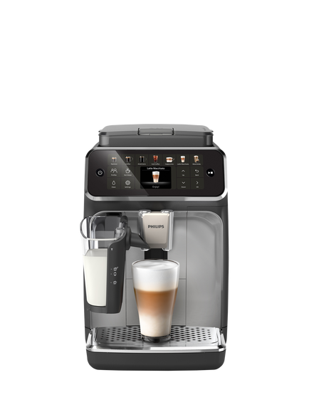 Philips Series 4400 EP4446/70 Coffee Machine, Black, Black