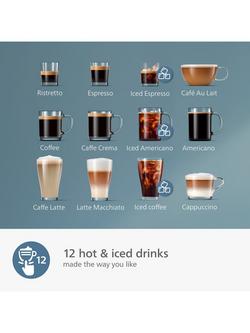 Philips Series 4400 EP4446/70 Coffee Machine, Black - view 2, Black