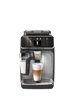 Philips 5500 Series EP5546/70 Bean to Cup Coffee Machine LatteGo Black, Silver, Black