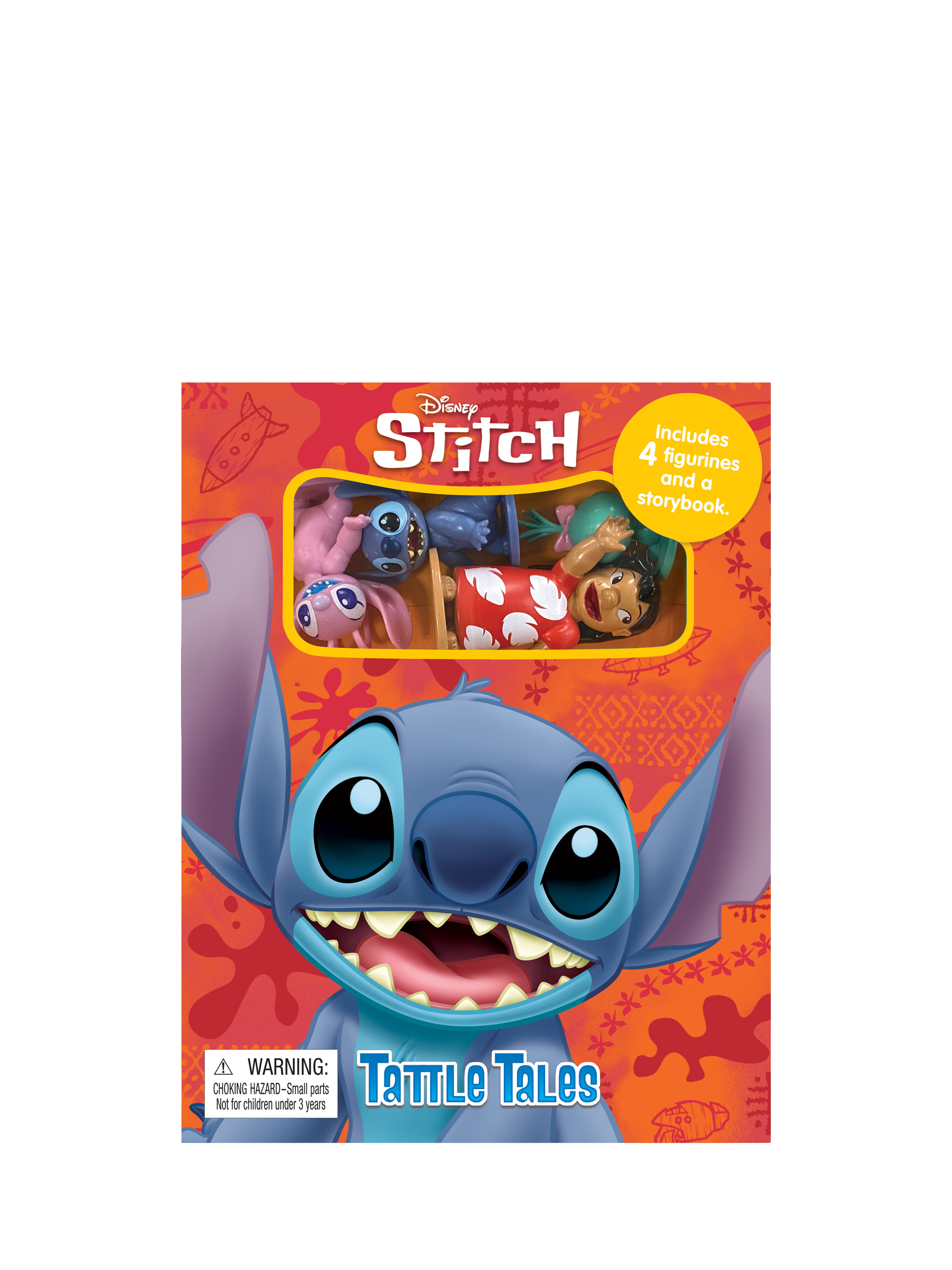 Disney Stitch Tattle Tales 4 Figurines Story Book