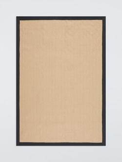 John Lewis Herringbone Jute Rug, Black