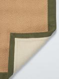 John Lewis Herringbone Jute Rug, Avocado
