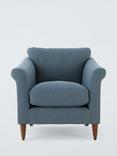 John Lewis Sloane Armchair, Textured Linen Loch Blue