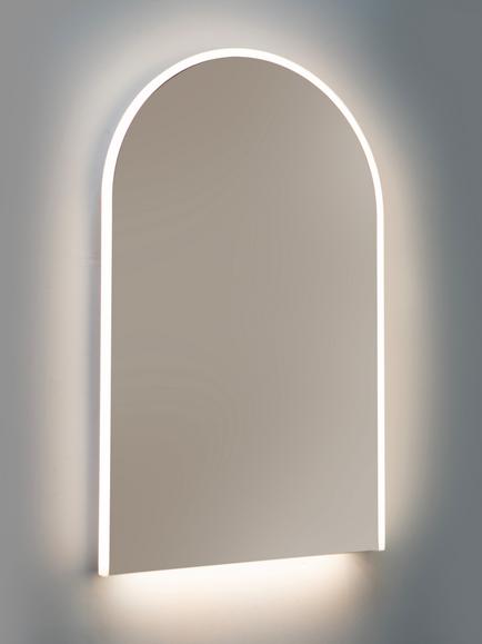 John Lewis Aura Arched Illuminated Mirror, Glass