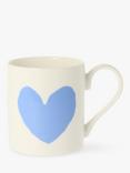 McLaggan Smith Big Heart Bone China Mug, 350ml, Blue