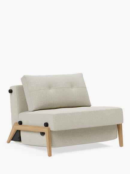 Innovation Living Cubed 90 Armchair Bed, Mixed Dance Natural 527