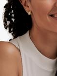 Emma Holland Polished & Satin Finish Knot Clip-On Earrings, Gold