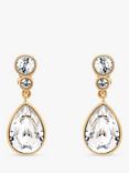 Emma Holland Clip-On Crystal Teardrop Drop Earrings