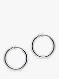 Emma Holland Hoop Clip-On Earrings, Silver