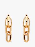 Emma Holland Link Drop Clip-On Earrings, Gold