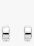 Emma Holland Curved Clip-On Earrings, Silver