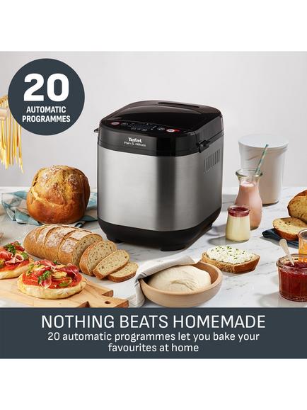 Tefal PF240E40 Pain & Delices Bread Maker, Silver - view 2, Silver