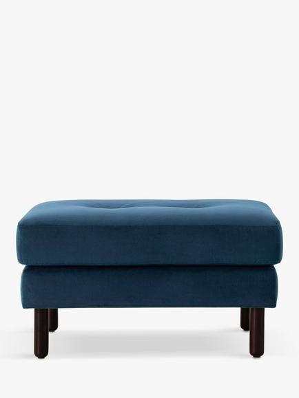 Swyft Model 04 Footstool, Dark Leg, Velvet Teal
