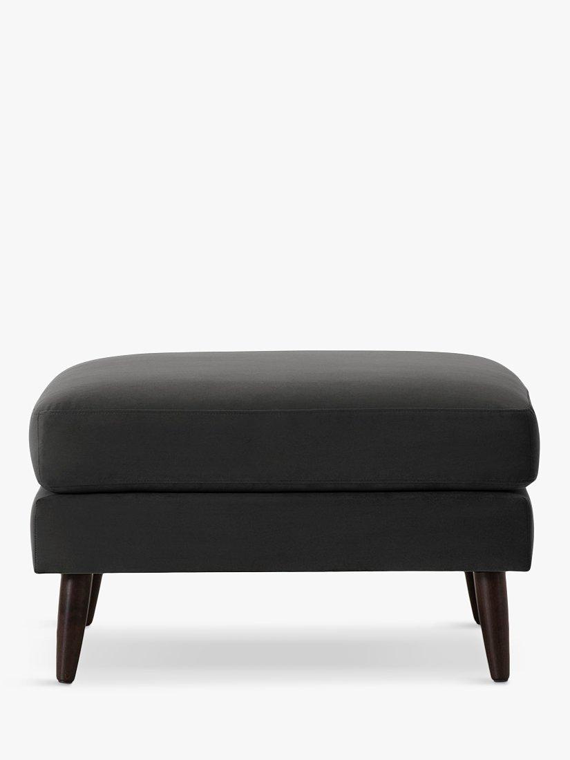 Model 08 Range, Swyft Model 08 Footstool, Dark Leg, Velvet Charcoal