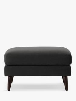 Swyft Model 08 Footstool, Dark Leg, Velvet Charcoal