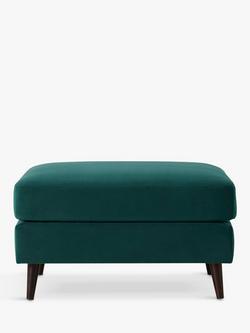 Swyft Model 10 Footstool, Dark Leg, Velvet Kingfisher