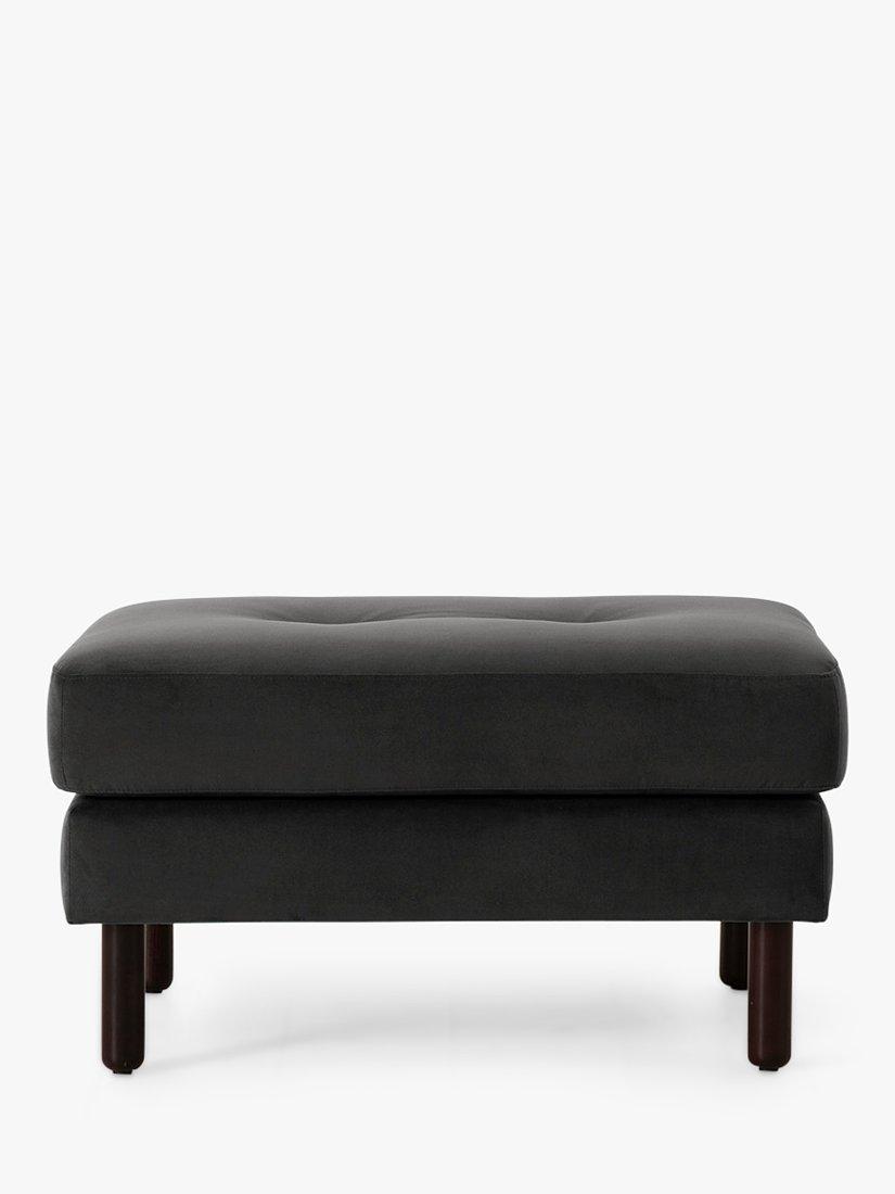 Model 04 Range, Swyft Model 04 Footstool, Dark Leg, Velvet Charcoal