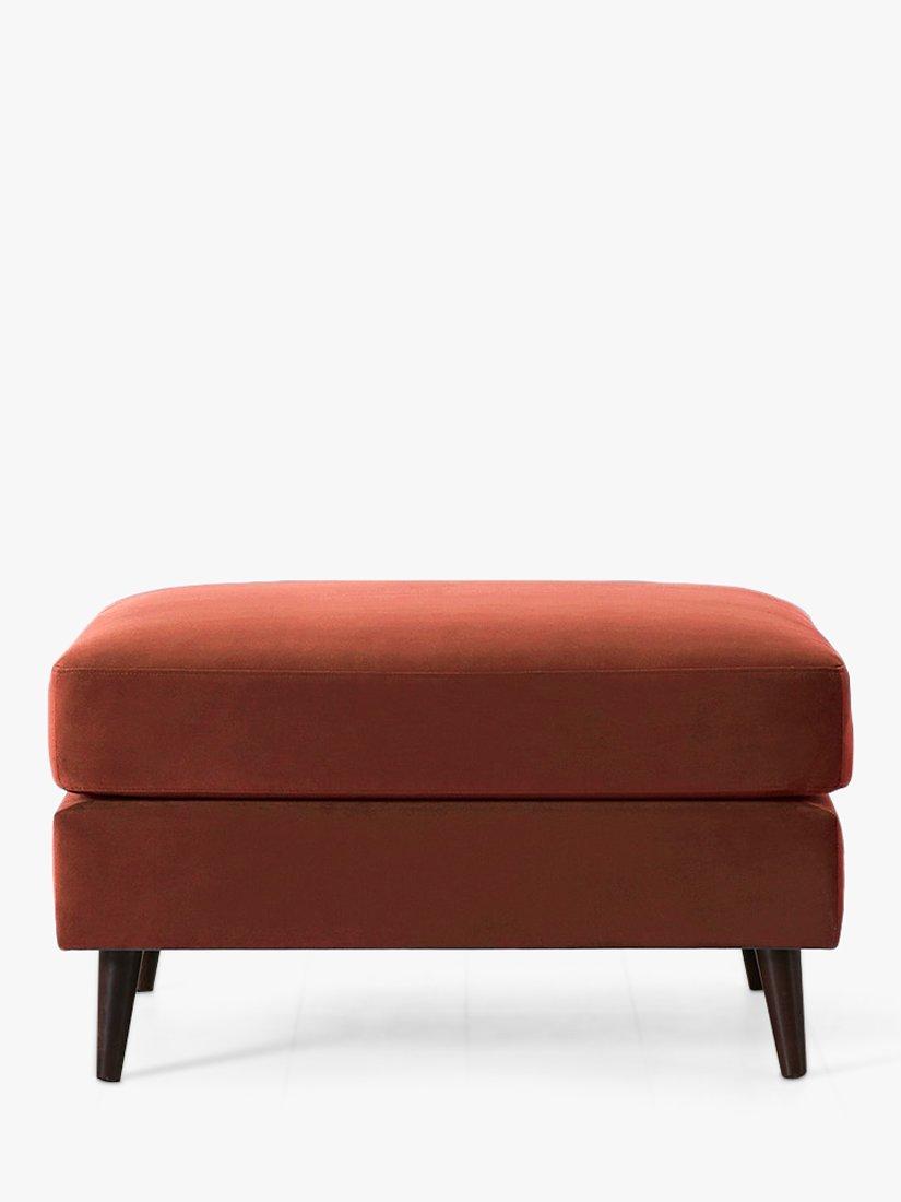 Model 10 Range, Swyft Model 10 Footstool, Dark Leg, Velvet Brick